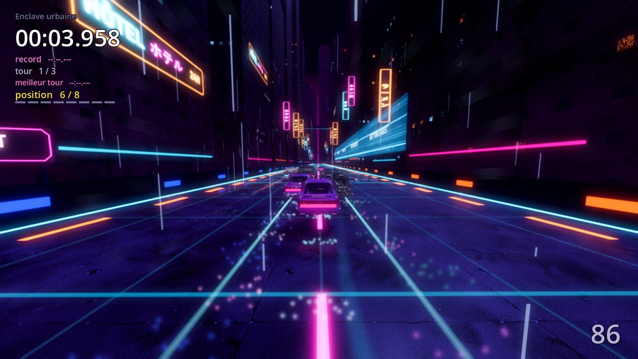 Circuit Enclave urbaine, tranchées de béton